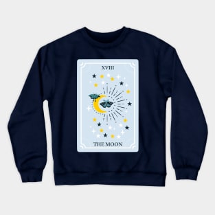 Tarot Card The Moon Crewneck Sweatshirt